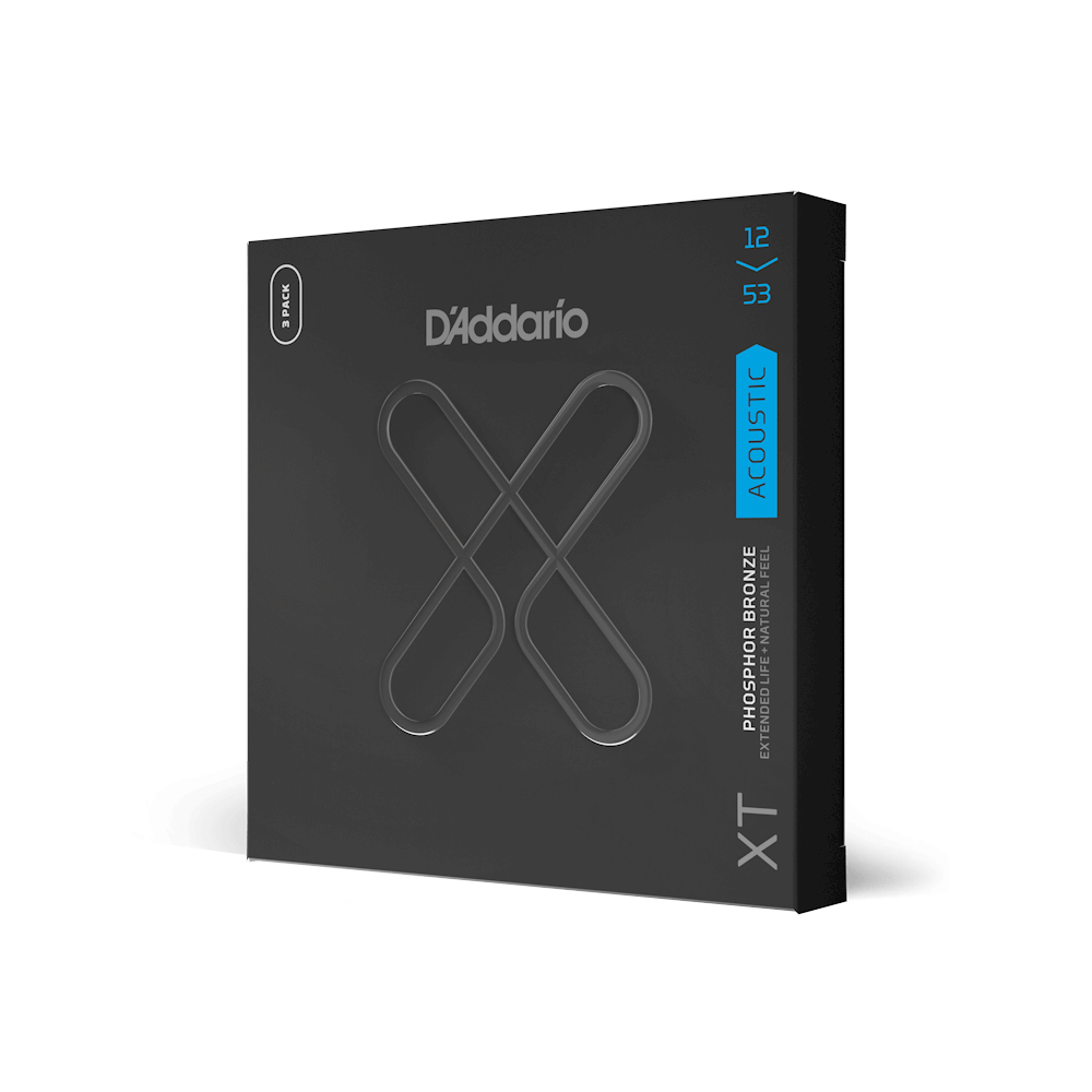 D'Addario XT acoustic guitar strings.