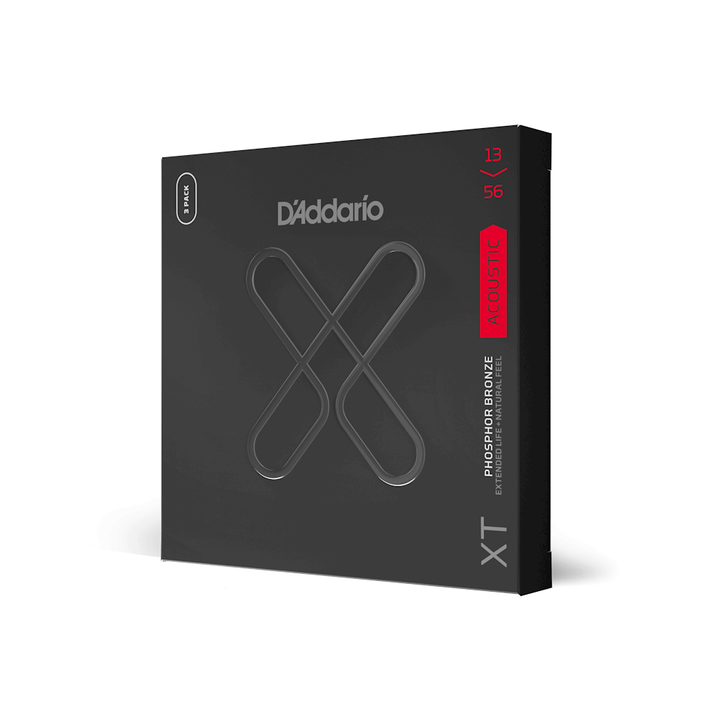 D'Addario XT acoustic guitar strings.