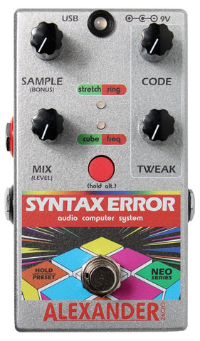 Alexander Syntax Error