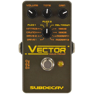 Subdecay Vector